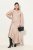 Ulla Popken 820341 Ærmeløs satinkjole Taupe - Aftenkjoler - Festkjoler i plus size