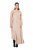 Ulla Popken 820341 Ærmeløs satinkjole Taupe - Aftenkjoler - Festkjoler i plus size
