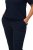 Ulla Popken 821244 Prikket pyjamas Mørkeblå - Pyjama/Loungewear - 