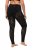 Ulla Popken 822286 Dyreprintede strømpeleggings Sort - Strømpebukser & strømper - 