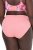 Ulla Popken 822864 Trusser med blonde Lyserosa - Trusser - 