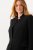 Ulla Popken 823318 Blazer med høj krave Sort - Blazere - Blazere i plusstørrelser til kvinder