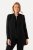Ulla Popken 823318 Blazer med høj krave Sort - Blazere - Blazere i plusstørrelser til kvinder