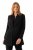 Ulla Popken 823318 Blazer med høj krave Sort - Blazere - Blazere i plusstørrelser til kvinder