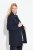 Ulla Popken 823318 Blazer med høj krave Mørkeblå - Blazere - Blazere i plusstørrelser til kvinder