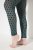Ulla Popken 823383 Prikkede strømpeleggings Olivengrøn - Strømpebukser & strømper - 
