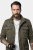 JP1880 Field Jacket with Badges Vintage Look TALL Moss Green - TALL jakker - TALL jakker med ekstra længde