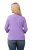 Ulla Popken Horticultural Graphic Floral Tee Pale Lilac - Trykte T-shirts til kvinder - 