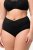 Ulla Popken 825676 Formende trusser med høj talje Sort - Shapewear - 