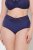 Ulla Popken 825676 Formende trusser med høj talje Kongeblå - Shapewear - 
