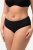 Ulla Popken 825790 Blomstrede trusser med blonde Sort - Trusser - 