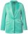 Ulla Popken 826161 Struktureret blazer Grøn - Blazere - Blazere i plusstørrelser til kvinder