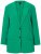 Ulla Popken 826487 Oversize blazer med klaplommer Smaragdgrøn - Blazere - Blazere i plusstørrelser til kvinder