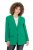 Ulla Popken 826487 Oversize blazer med klaplommer Smaragdgrøn - Blazere - Blazere i plusstørrelser til kvinder