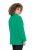 Ulla Popken 826487 Oversize blazer med klaplommer Smaragdgrøn - Blazere - Blazere i plusstørrelser til kvinder