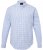 JP1880 Modern Fit Button-Down Collar Long Sleeve Check Shirt Light Blue - Skjorter - Skjorter til store mænd 2XL- 8XL