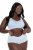 Ulla Popken 827465 Hipstertrusser med blonde 3-pak Blå - Trusser - 