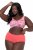 Ulla Popken 827465 Hipstertrusser med blonde 3-pak Rosa - Trusser - 