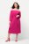 Ulla Popken 827740 Jerseykjole med 3/4-ærmer Rosa - Midikjoler - Midikjoler i store størrelser