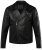 JP1880 830586 Bikerjakke i lammenappa Sort - Jakker - Jakker i store størrelser, 2XL- 12XL