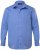 Men+ 757 Langærmet Business-skjorte med åben krave Lyseblå - Skjorter - Skjorter til store mænd 2XL- 8XL