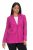 Ulla Popken 830767 Blazer i krøllet struktur Magenta - Blazere - Blazere i plusstørrelser til kvinder