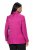 Ulla Popken 830767 Blazer i krøllet struktur Magenta - Blazere - Blazere i plusstørrelser til kvinder