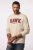 JP1880 T-Shirt Long Sleeve Hawk Off-White TALL - HERRETØJ MT-6XLT - Tøj til høje mænd
