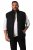 Men+ 578 Quiltet vest med ståkrave Sort - Jakker - Jakker i store størrelser, 2XL- 12XL