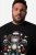 Men+ 148 T-shirt bellyfit Julemand på motorcykel Sort - T-shirts - T-shirts i store størrelser - 2XL-14XL
