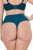 Ulla Popken 832864 Stringtrusser med blonde Petrol - Trusser - 
