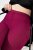 Ulla Popken 833718 Strømpeleggings med blonde Bærrød - Strømpebukser & strømper - 