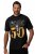 JP1880 AC/DC Graphic Band T-Shirt Black - T-shirts - T-shirts i store størrelser - 2XL-14XL