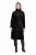 Ulla Popken 834234 Velourkjole med rullekrave Sort - Aftenkjoler - Festkjoler i plus size