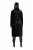 Ulla Popken 834234 Velourkjole med rullekrave Sort - Aftenkjoler - Festkjoler i plus size