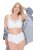 Ulla Popken 834307 Formende trusser med blonde Benhvid - Shapewear - 