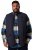 Men+ 464 Quiltet vest med collegekrave Mørkeblå - Jakker - Jakker i store størrelser, 2XL- 12XL