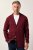 Boston Park 747 Flexlastic Strikket blazer Aubergine - Habitter og blazere - Habitter og jakkesæt i store størrelser