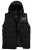 Men+ 442 Quiltet vest med hætte og tryk Sort - Jakker - Jakker i store størrelser, 2XL- 12XL