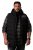 Men+ 442 Quiltet vest med hætte og tryk Sort - Jakker - Jakker i store størrelser, 2XL- 12XL