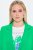 Ulla Popken 836165 Lang blazer med 3/4-ærmer Grøn - Blazere - Blazere i plusstørrelser til kvinder