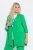 Ulla Popken 836165 Lang blazer med 3/4-ærmer Grøn - Blazere - Blazere i plusstørrelser til kvinder