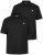 Men+ 258 Poloshirt Sort 2-pak - Polotrøjer - Polotrøjer 2XL-8XL