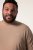 Men+ 276 T-shirt med rund hals Sand - T-shirts - T-shirts i store størrelser - 2XL-14XL