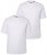 Men+ 285 T-shirt med rund hals Hvid 2-pak - T-shirts - T-shirts i store størrelser - 2XL-14XL