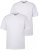 Men+ 299 T-shirt med V-hals Hvid 2-pak - T-shirts - T-shirts i store størrelser - 2XL-14XL