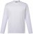 Men+ 307 Langærmet T-shirt Hvid - T-shirts - T-shirts i store størrelser - 2XL-14XL