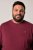 Men+ 307 Langærmet T-shirt Aubergine - T-shirts - T-shirts i store størrelser - 2XL-14XL