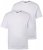 Men+ 311 T-shirt bellyfit Hvid 2-pak - T-shirts - T-shirts i store størrelser - 2XL-14XL