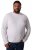 Men+ 313 Langærmet T-shirt bellyfit Hvid - T-shirts - T-shirts i store størrelser - 2XL-14XL